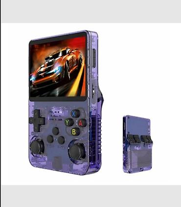 ultimate: Портативная игровая приставка Game Console R36S, фиолетовый — 1