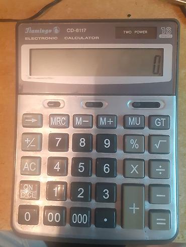 Flamingo CD-6117 elektron kalkulyator - 16 rəqəmli böyük ekran -