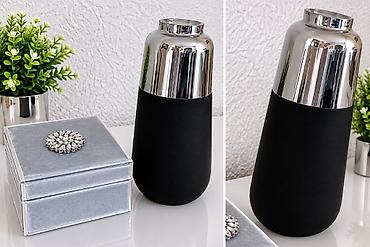 forma ideale barski set: Elegantna dekorativna vaza – kombinacija visokog sjaja i mat teksture — 1