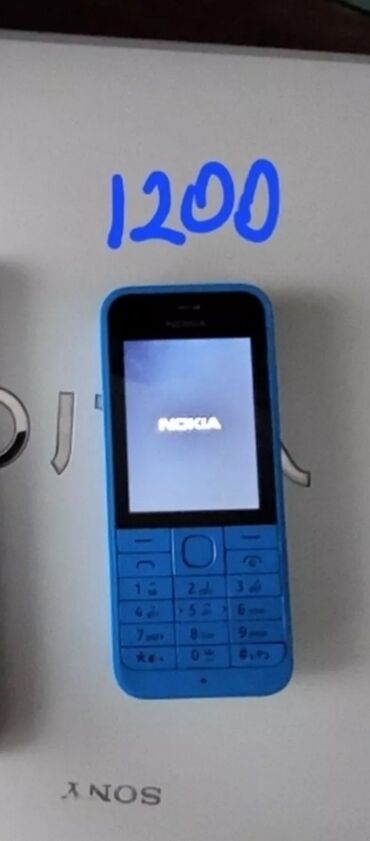 кнопочный телефон флай 249: Nokia 1, Б/у, цвет - Голубой, 2 SIM