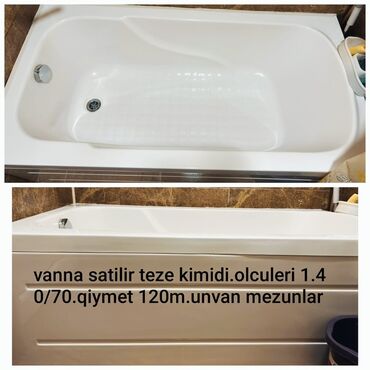 Vannalar: Vanna ideal vəziyətdədi. Uşağı çimdirmək üçün alınmışdı. Son qiymətdi