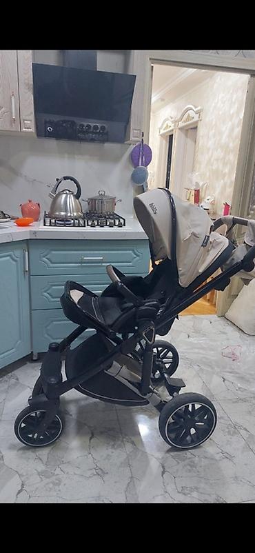uşaqlar ucun lovhə: Uşaq arabası – 2-in-1 transformasiya olunan model - Rəng: bej (şassi — 3