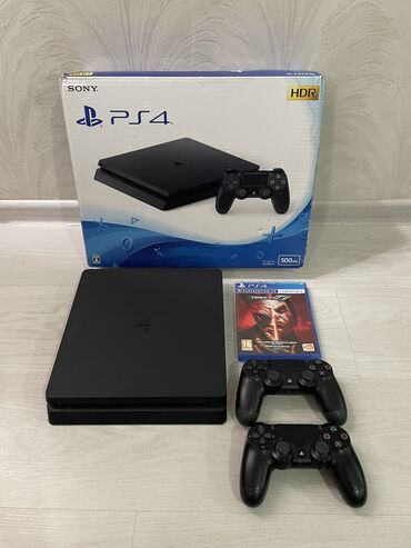 PS4 (Sony PlayStation 4): Продаю PS 4 Slim 512 ГБ с коробкой, чек документы . Работает отлично