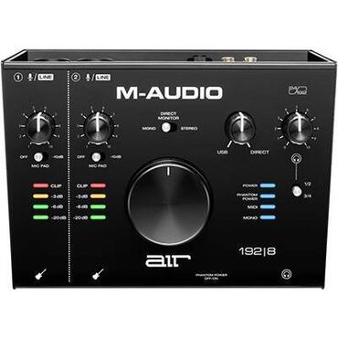 mikrofonlu qulaqcıq: M-audio Air192x8 ( Səs kartı, Səs kartı dəsti M-Audio səs kartı