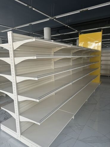 Стеллажи: Витрины, стеллажи, полки торговые металлические б/у, полка магазинная — 13