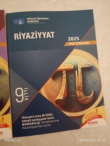 Testlər: Riyaziyyat Testlər 9-cu sinif, DİM, 1-ci hissə — 1