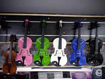 skiripka: Skripka Skiripka Colors Rəngli skripka Rast Musiqi Alətləri — 1