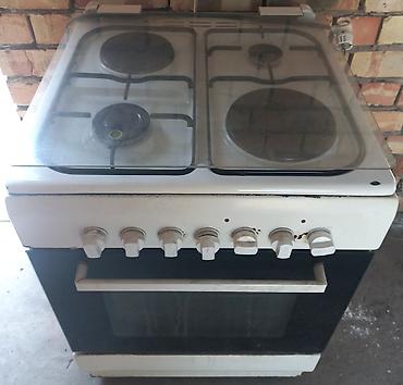 smeg alfa43x: Комбинированная плита, Б/у, Напольная, Механическая — 1