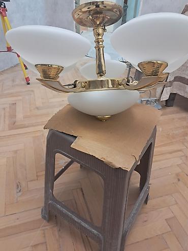 lyustr: Çılçıraq, 4 lampa, Metal — 2