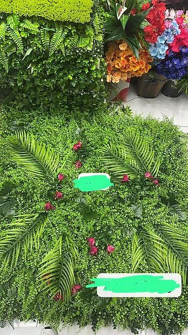 Панно: Искусственная зелёная стена (панели-коврики) - Модульные панели с — 12