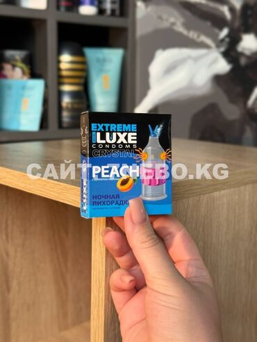 для здоровье: Презерватив с усиками Luxe, extreme, «Ночная лихорадка», персик, 18