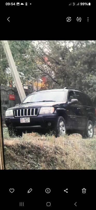 Jeep: Jeep Cherokee: 2004 г., 2.7 л, Автомат, Дизель, Внедорожник