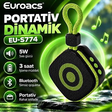 vozol pod: Euroacs EU-S774 portativ dinamik - Səs gücü: 5W – kiçik ölçüdə güclü — 1