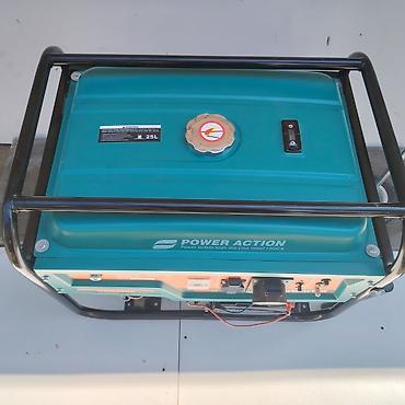 action: Power Action GG6500E benzinli generator - Maksimal güc: 6500W - — 2