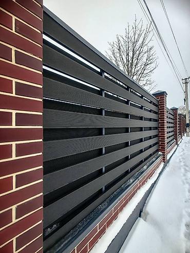 Фасадные 3D панели: ДПК заборы из террасных досек ДПК и фасадных панелей. Современные и — 14