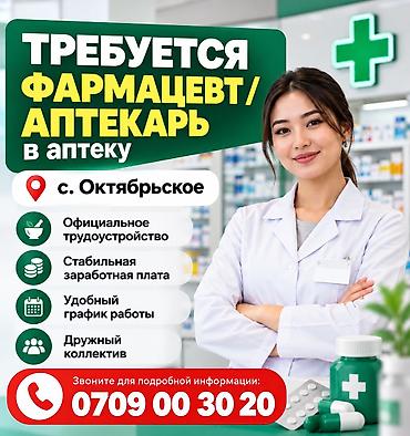 Медицина, фармацевтика: Фармацевт — 1