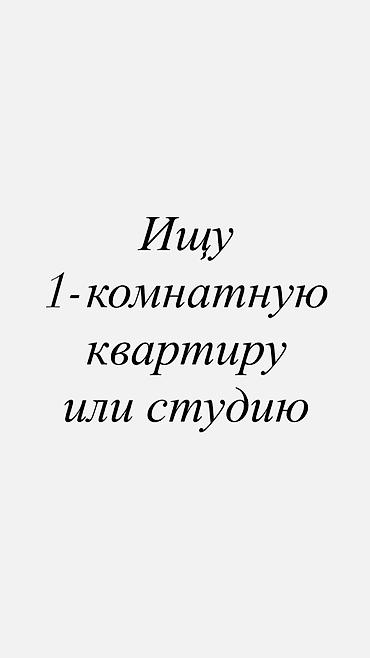 квартиры малосемейка: Ищу в аренду 1‑комнатную квартиру или студию. Предпочтения: - Чистая — 1