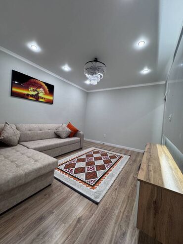 квартиры на час кок жар: 2 комнаты, 53 м², Элитка, 1 этаж, Дизайнерский ремонт