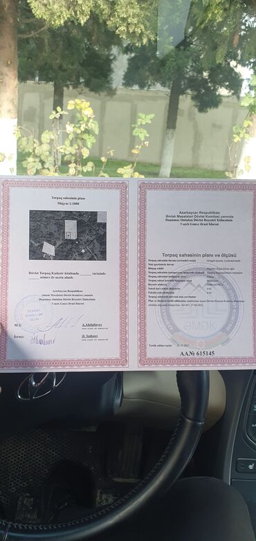 Torpaq sahələrinin satışı: 3 sot, Tikinti, Mülkiyyətçi, Kupça (Çıxarış) — 8