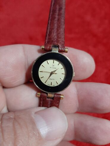 Ručni satovi: Original sat Pozlacen Nivada ispravan sa ima masinu zlatnu Ronda made — 7