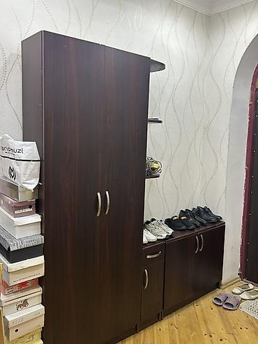 asılqan paltar üçün: Qonaq otağı/Dəhliz üçün çoxfunksiyalı dolab dəsti - Material: Ağac — 1