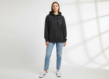 spodnie ze ściągaczem na dole: Adidas, Women`s hoodie, size XS