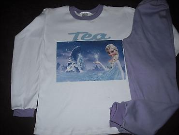 Pidžame: Dec pidzama Vel 2-8 Cena 2100 din Moze kombinacija boja stampe imena — 1