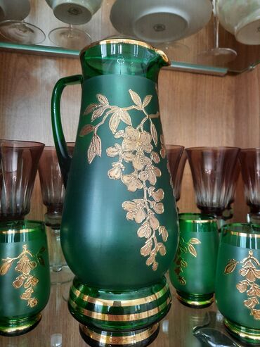 Другие товары для дома: ГРАФИН СО СТАКАНАМИ. БОГЕМИЯ!!! ЧЕХИЯ!!! СЕРВАНТНОЕ ХРАНЕНИЕ — 21