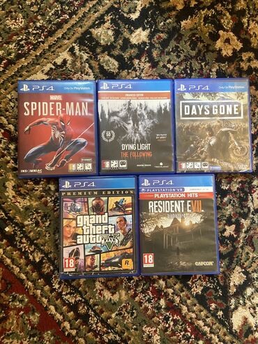 Игры для PlayStation: Продаю пять дисков для пс 4 Гта 5 могу обменять только на 2 игры или