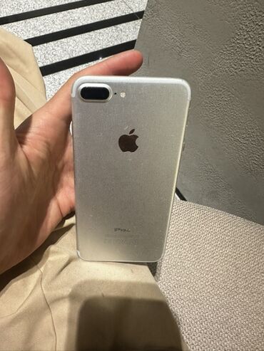 iphone 7 телефон: IPhone 7 Plus, 128 ГБ, Күмүш, 100 %