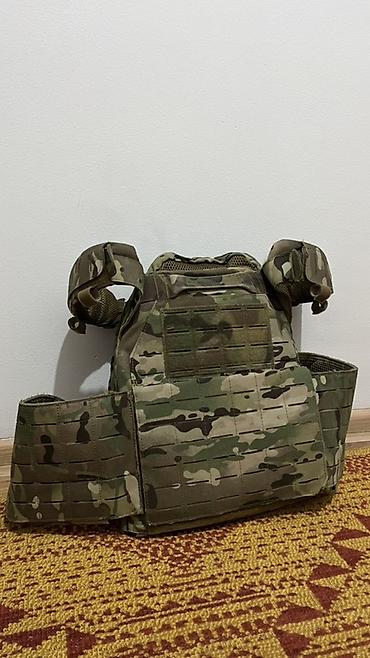 тактический жилет: Плитонос (plate carrier) в камуфляже Multicam с полной модульной — 3