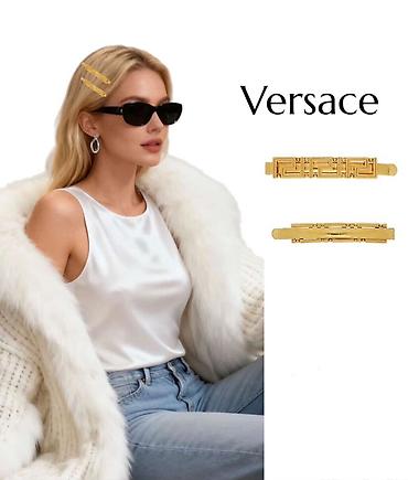 Бижутерия: Versace qadın saç sancaqları – 2 ədəd dəst - Brend: Versace - Model — 1