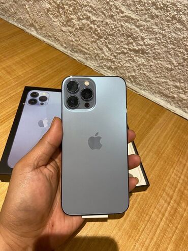 maqnitli adapter: IPhone 13 Pro, 128 GB, Sierra Blue, Zəmanət, Face ID