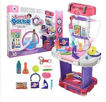 crocs ukrasi: 3u1 set za male doktore 38pcs. 3u1 set za male doktore 38pcs artikla — 1