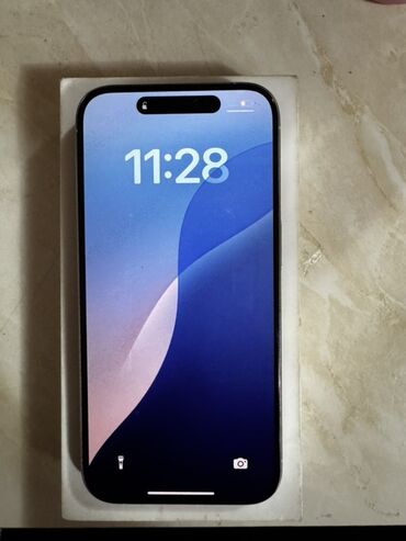 ноутбук 17: IPhone 15 Pro, Колдонулган, 256 ГБ, White Titanium, Куту, 95 %