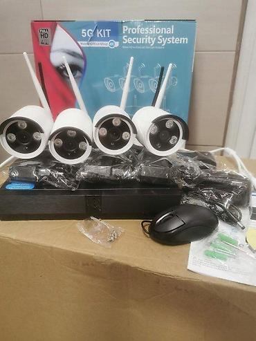 Kamere za video nadzor: Video nadzor PTZ wifi solar 16cam POE KIT FULLHD 12MP POKLON. Komplet — 12