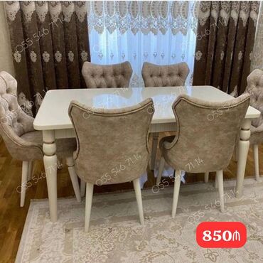 Divan və kreslo dəstləri: Qonaq otağı üçün, Yeni, 6 stul lalafo.az -da Divan və kreslo dəstləri: Qonaq otağı üçün, Yeni, 6 stul