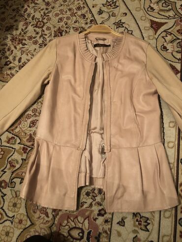 рабочий одежда: Кожаная куртка, Классическая модель, Натуральная кожа, Приталенная модель, S (EU 36)