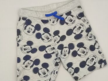 czerwone spodenki z wysokim stanem: Krótkie spodenki, Disney, 9 lat, 128/134, stan - Bardzo dobry
