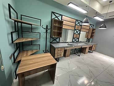 ucuz mebeler: Salon üçün tam dəst mebel və iş guşəsi -Uzunluq 4.40m -Hündürlük — 2