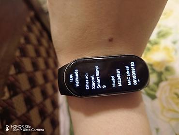 smart braslet: İşlənmiş, Smart qolbaq, Xiaomi, Sensor ekran, rəng - Qara — 4