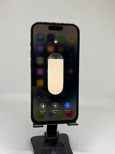 фейс: IPhone 14 Pro, Б/у, 256 ГБ, Золотой, Защитное стекло, Чехол, 79 % — 8