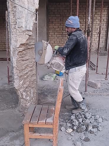 mühafizə rəisi: Beton kəsmə xidməti - Armaturlu/armatursuz beton, dəmir-beton — 7
