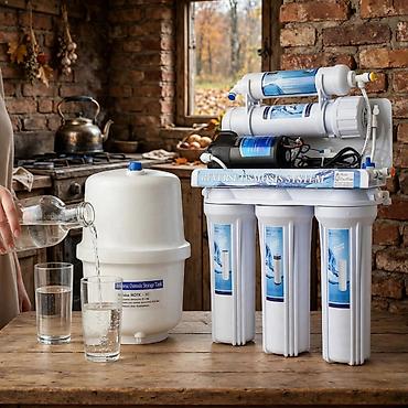 Фильтры для питьевой воды: Система очистки воды «Reverse Osmosis System» для дома Комплект для — 9