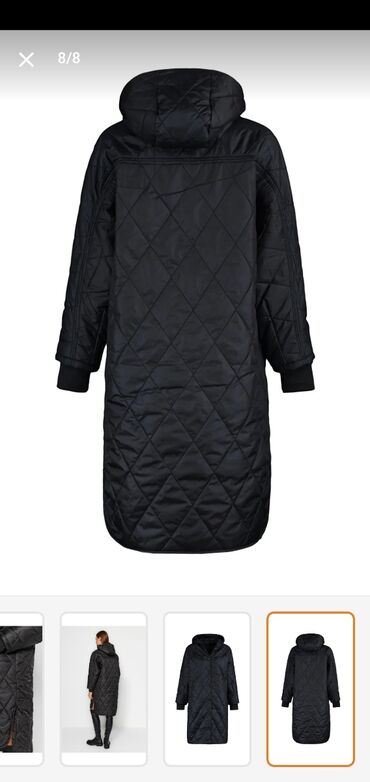 Kurtkalar: Qadın üçün qara kurtka. Ölçüsü səhv gəldiyi üçün satılır. S-38 bədən — 9