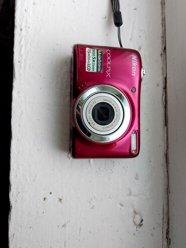 игровой ноутбук баку: Nikon COOLPIX L25 rəqəmsal fotoaparat – qırmızı rəng - NIKKOR 5x Wide