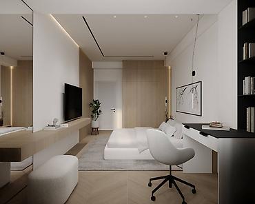 альбатрос: 3 комнаты, 107 м², Асанбай мкр Элитка, 8 этаж, Дизайнерский ремонт — 5