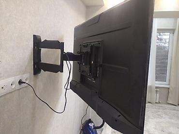 Установка телевизоров: Кронштейн для телевизора поворотно-наклонный от32до65дюймов (продажа и — 3