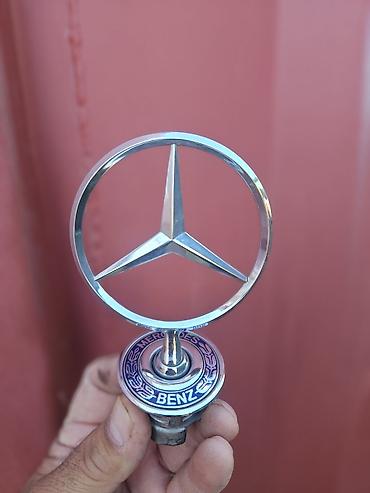 диски audi 100: Эмблема-«звезда» Mercedes-Benz на капот с основанием. - Оригинальная — 1