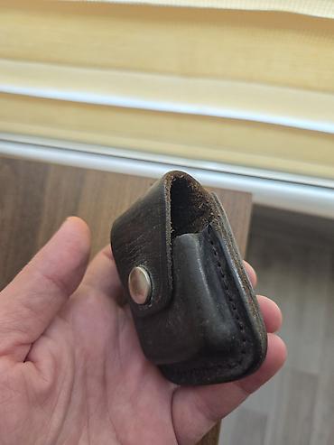qayiş: Zippo kəmər/ceket klipsli alışqan qabı - Material: qalın, formaya — 2